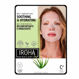 Iroha Nawilżająca maska z aloesem, 20ml
