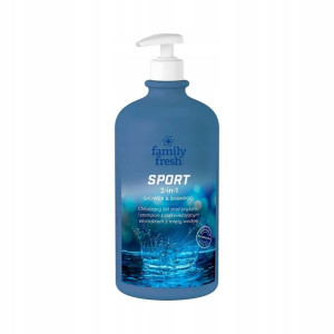 Family Fresh Sport Chłodzący Żel pod prysznic, 1l