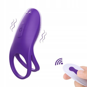 Amzing Toy Trap-RTC Pierścień wibracyjny Violet
