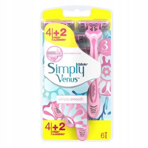 Gillette Simply Venus 3 Jednorazowe maszynki, 6szt