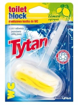 Tytan, Dwufazowa kostka do WC ocean, 40g
