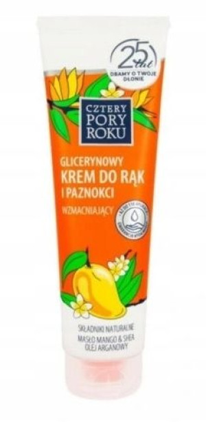Cztery Pory Roku Krem do rąk Maslo Mango, 130 ml
