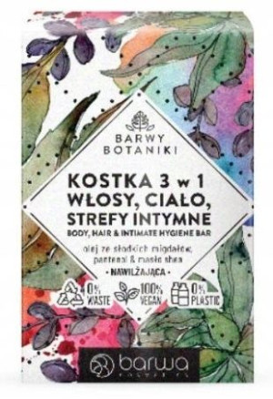 Barwa Kostka 3w1 Włosy, Ciało, Strefy intymne 100g