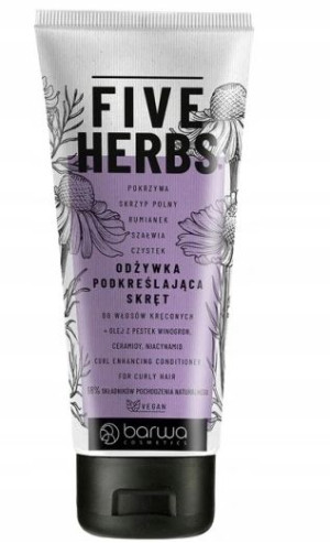 Five Herbs, Odżywka podkreślająca skręt, 180 ml
