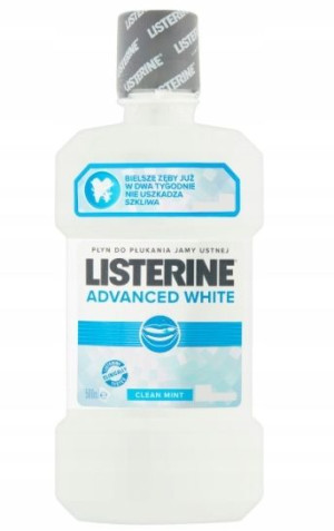 Listerine AdvancedWhite Płyn do płukania ust 500ml