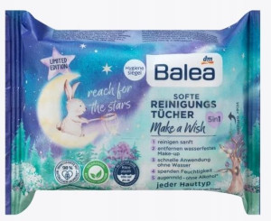 Balea Make a Wish, chusteczki do czyszczenia 25szt