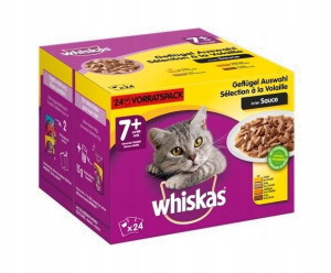 Whiskas Mokra karma dla kotów po 7 r.ż. 24x100g