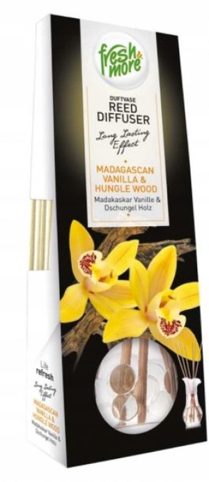 Fresh & More Odświeżacz, Wanilia i Drewno 35ml