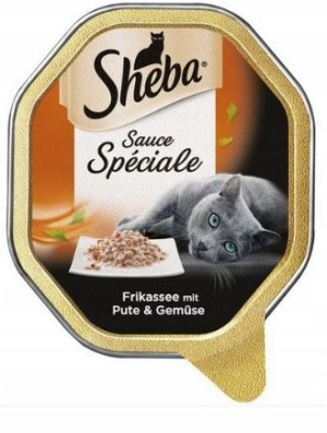 Sheba, Karma dla kota z indykiem z warzywami, 85g