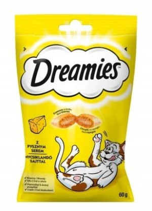 Dreamies, Przysmak dla kota, ser, 60g