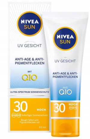Nivea Sun, Krem do opalania twarzy, SPF 30, 50 ml
