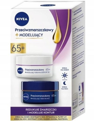 Nivea Zestaw 65+ 2xKrem 50ml