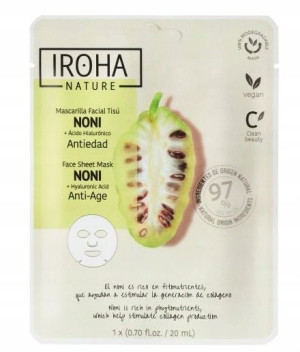 Iroha Nature Przeciwstarz. maska w płachcie, 20ml