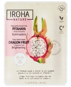 Iroha Nature Rozświetlająca maska w płachcie, 20ml
