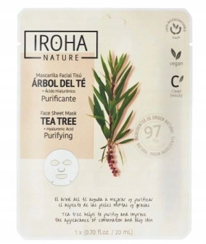 Iroha Nature Oczyszczająca maska w płachcie, 20ml