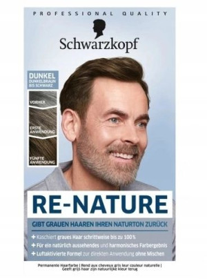 Schwarzkopf Men Krem na siwe włosy Ciemny, 50ml