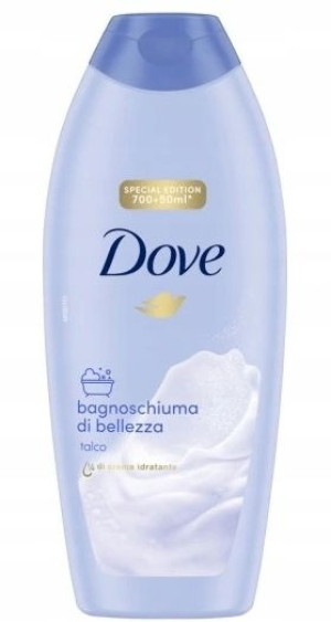 Dove Talco Płyn do kąpieli, 750 ml