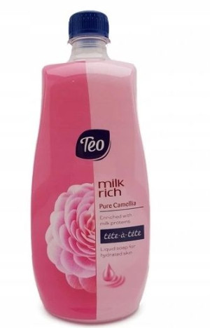 Teo, Mydło w płynie Pure Kamellia zapas, 800 ml