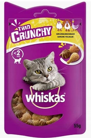Whiskas Przysmak dla kota kurczak kaczka indyk 55g