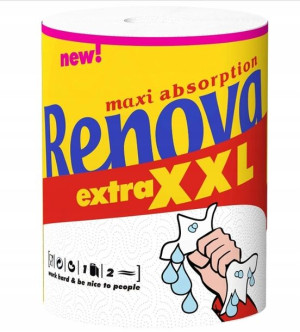 Renova, Ręcznik papierowy, 21.5 x 22,8 cm