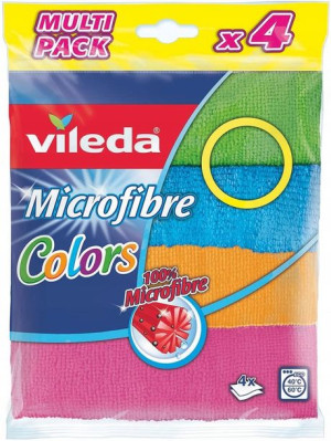 Vileda, Uniwersalne ściereczki z mikrofibry, 4 szt