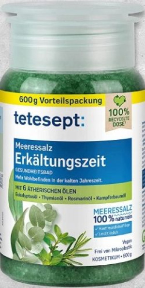 Tetesept, Dodatek do kąpieli z solą morską, 600g