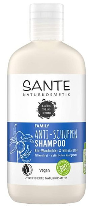 Sante, Przeciwłupieżowy szampon, jałowiec, 250ml