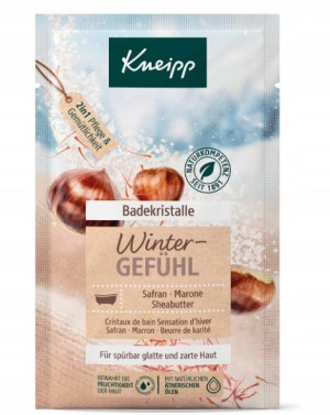 Kneipp, Sól do kąpieli, kasztan i masło shea, 60g