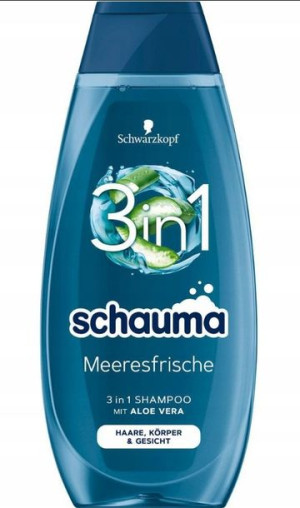 Schauma, Morska świeżość 3w1 Szampon, 400 ml