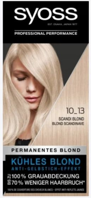 Syoss, Farba do włosów 10-13 Skandynawski Blond