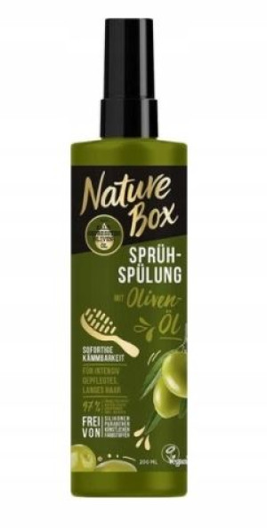 Nature Box, Odżywka w sprayu oliwą z oliwek, 200ml