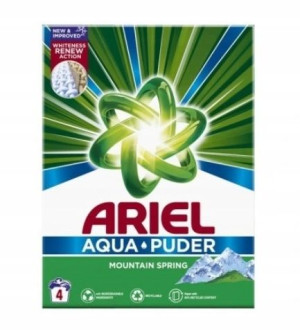 Ariel, Aqua Puder Proszek do białego, 260g