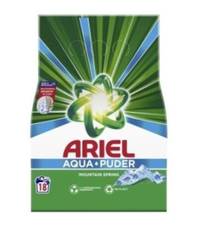 Ariel, Aqua Puder Proszek do białego, 1,17 kg