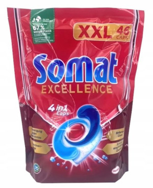 Somat Excellence 4in1 Kapsułki do zmywarki, 46 szt