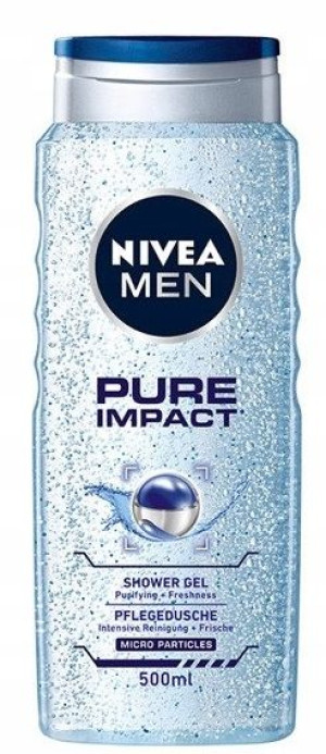 Nivea Men, Żel pod prysznic, Pure impact, 500 ml