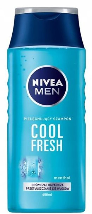 Nieva Men, Szampon do włosów, Cool fresh, 400 ml