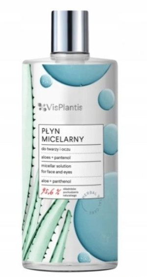 VisPlantis Płyn micelarny 3w1 Aloes, 500 ml