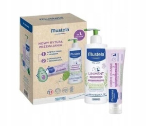 Mustela Liniment 400 ml + Krem do przewijania 50ml