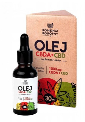 Olej CBDA + CBD, 30 ml
