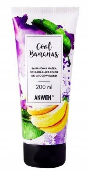 Anwen Bananowa Maska ochładzająca kolor blond200ml