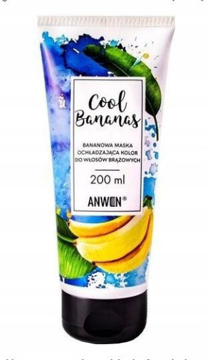 Anwen Maska ochładzająca kolor do włosów brąz200ml