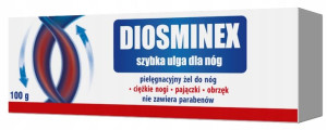 Diosminex, Szybka ulga dla nóg Żel, 100 g
