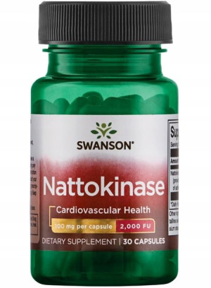 Swanson Nattokinaza 200 FU, 30 kapsułek