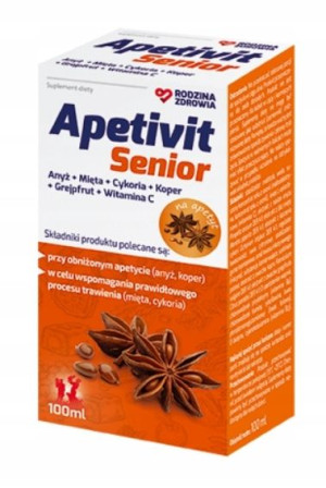 Rodzina Zdrowia, Apetivit Senior, płyn, 100 ml