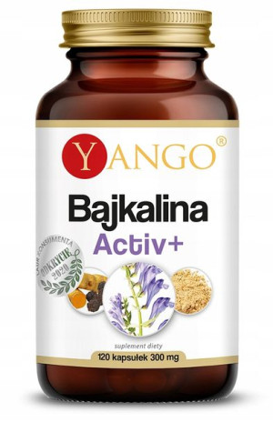 Yango, Bajkalina Activ+, 120 kapsułek