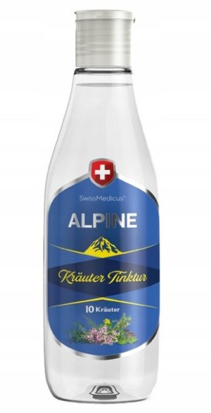 SwissMedicus, Wyciąg z 10 Alpejskich ziół, 250 ml