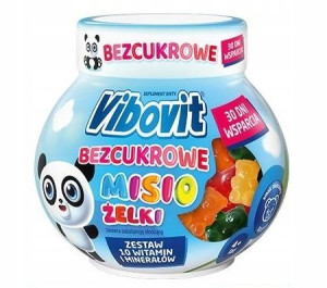 Vibovit Bezcukrowe Misio Żelki, 30 sztuk