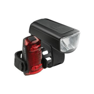 Zestaw lamp DWN 30/Rear  10/30 lux / 1 dioda USB on/off czarna