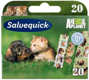 Salvequick Animal Planet Plastry dla dzieci, 20szt