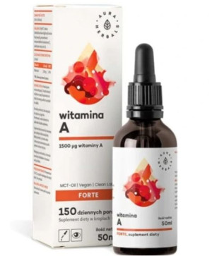 Aura Herbals Witamina A Forte MCT-Oil, 50 ml
